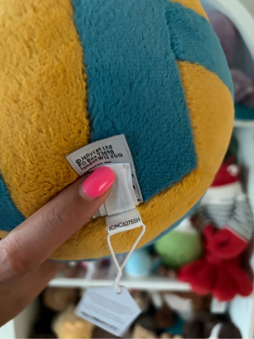 Rare Retired Jellycat Amuseable Sports Beach Volley - Authentic, BNWT & VHTF